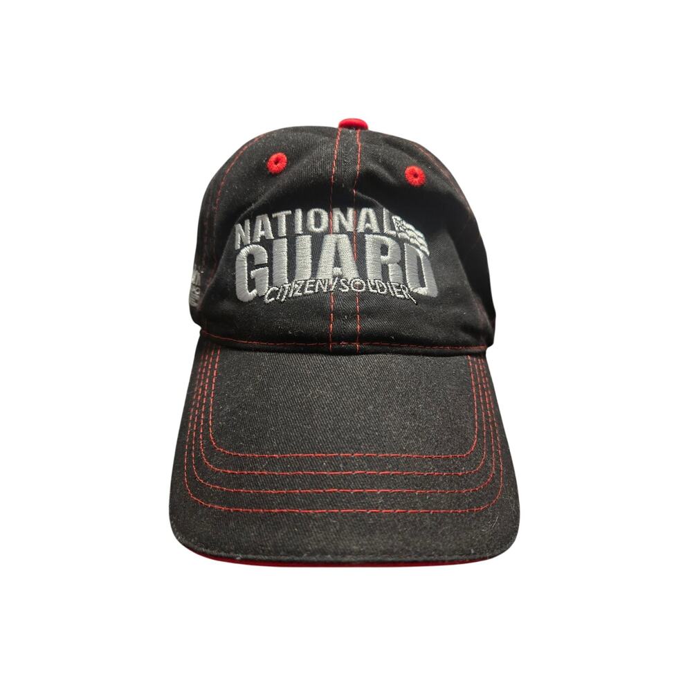 National Guard Citizen Soldier NASCAR Hat Chase Authentics Black Red